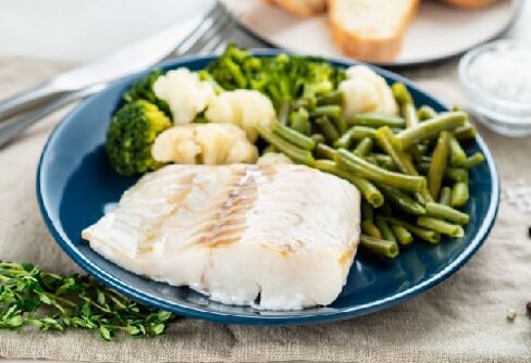 Poisson avec légumes
